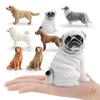 Simulated Shiba Inu Golden Retriever And Border Collie Pet Dog Model Ornament