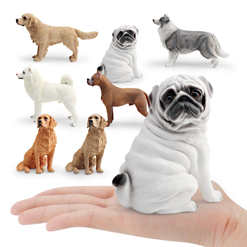Simulated Shiba Inu Golden Retriever And Border Collie Pet Dog Model Ornament