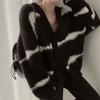 Womens Soft Knit Cardigan Sweater Loose V-Neck Long Sleeve Oversized Open Front Top Fall Winter