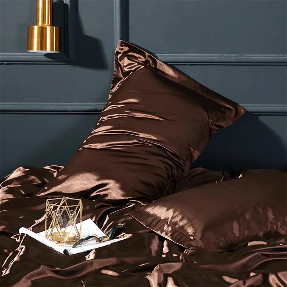100% Natural Mulberry Silk Pillowcase Hair Skin Protect 22 Momme Pillow Cover Luxury Comfortable Decorative Standard Queen Cases
