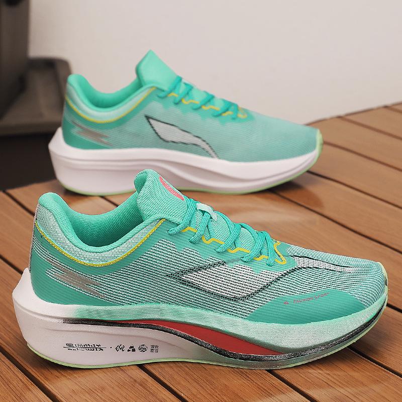 Running shoes Sports running Feidian 4E light luxury non-slip men's and women's running shoes Rebound marathon racing shock absorption sports shoes