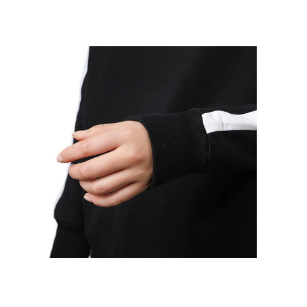 PUMA Casual Sports Crew Neck Sweatshirt Women Tops Black 595932-01