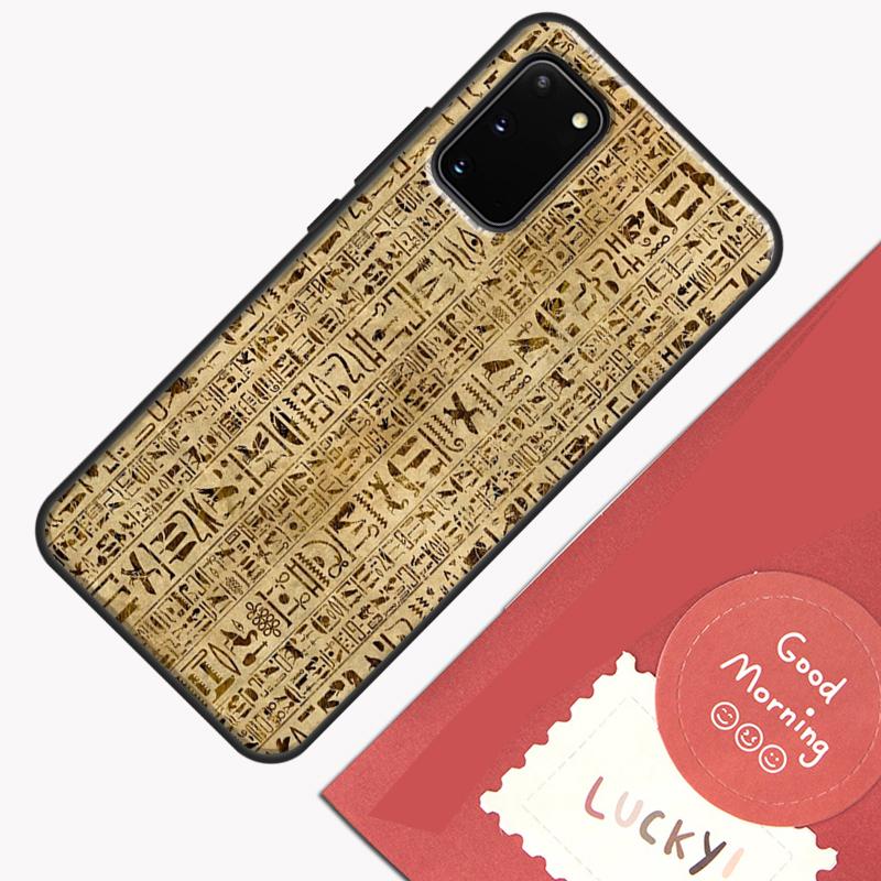 Ägypten Pharao Wandmalerei Handyhülle Für Samsung Galaxy S26 S25 Ultra S20 S21 S22 S23 S24 S10 Plus S25 FE Hülle Schale
