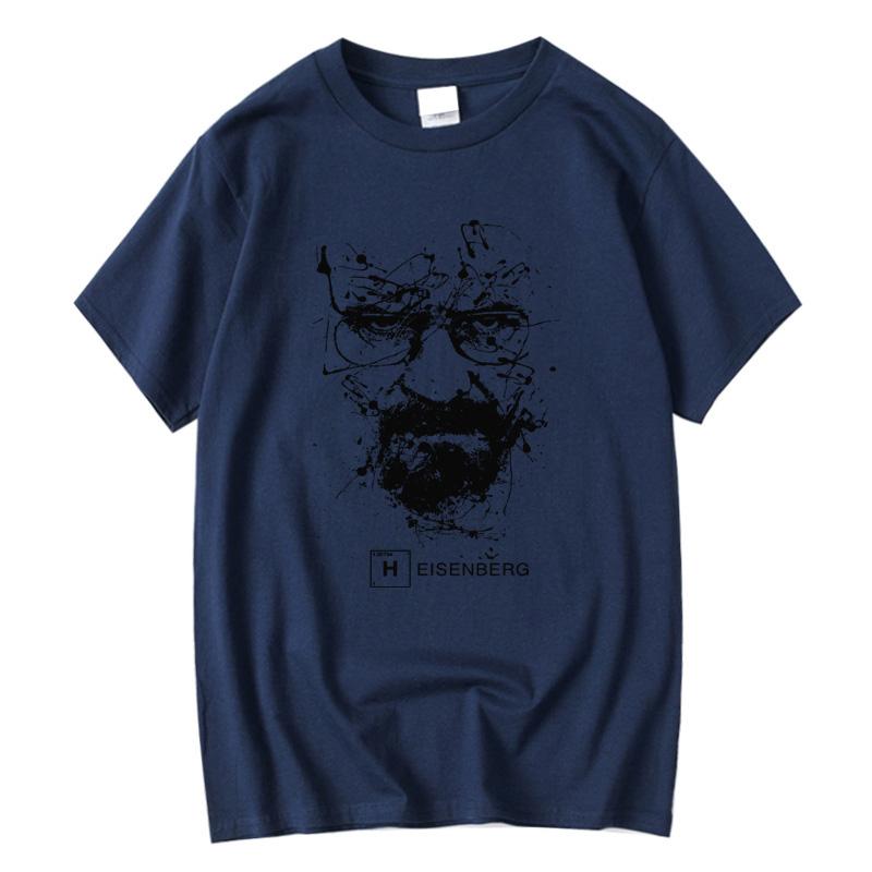 

Мужская Мода Повседневная Топ Качество 100% Хлопок Breaking Bad Футболки Мужские Хайзенберг Camisetas Hombre Мужские Крутые Футболки Топы S