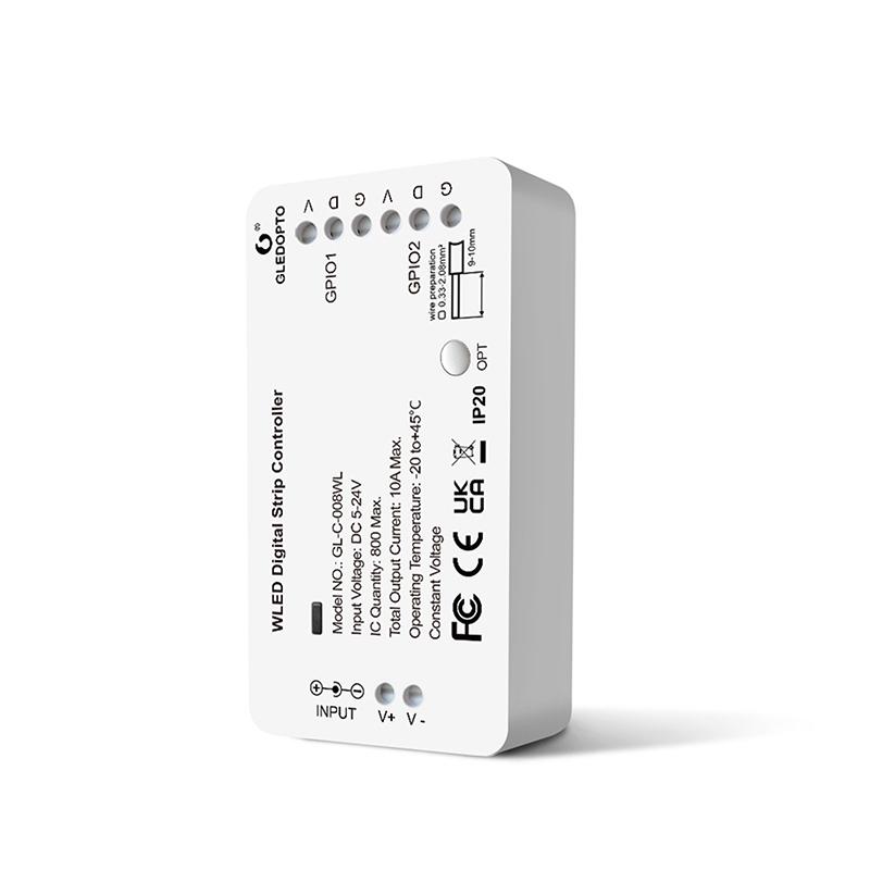 

Wled цифровой контроллер световых полос Wi-Fi DC5-24V Поддержка Ws2812 2811 Sk6812 и другие контроллеры RGB Rgbw световых полос