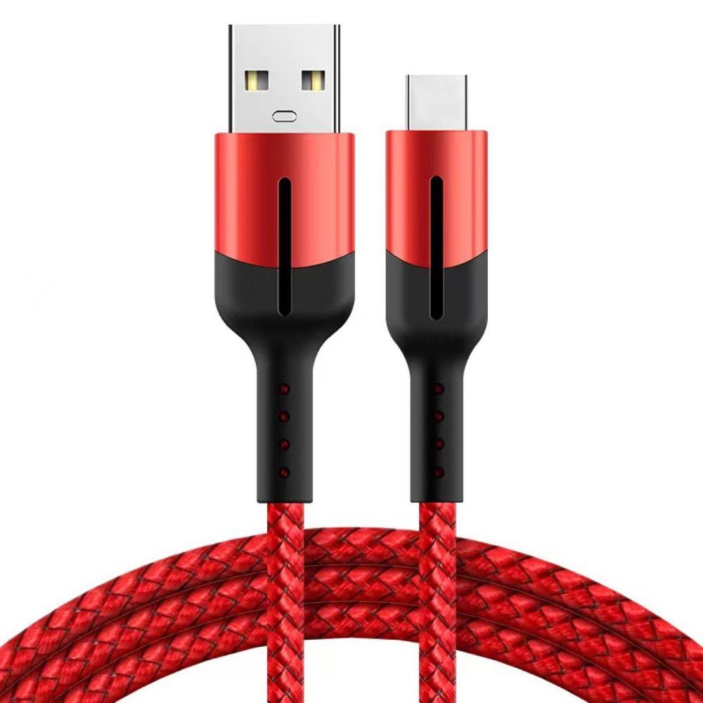 

Кабель для швидкого заряджання USB типу C типу C нейлоновий мобільний телефон з лінією передачі даних USB TYPE-C red-micro usb