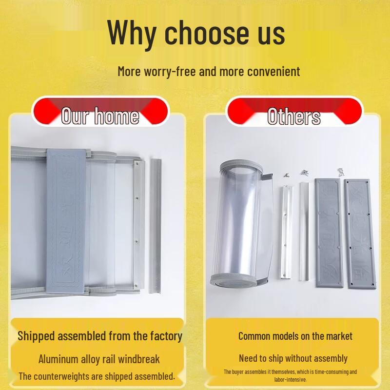 Transparent Magnetic Adhesive Door Curtain