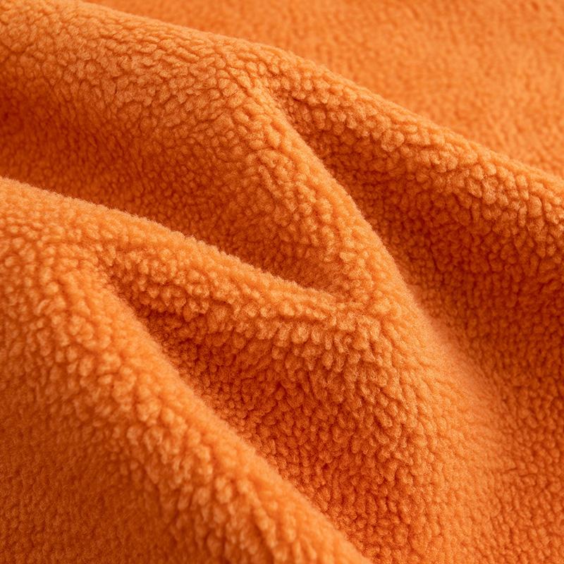 Anta Hooded Fleece Pullover Long Sleeve Knitted Casual Sweatshirt Unisex Sweatshirt Fly-Flower-Orange 972618705N-6