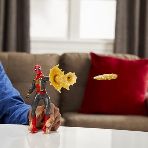 Hasbro Marvel Spider-Man: No Way Home Mystery Web Gear/Spider-Man Iron Spider Integrated Suit Action Figure F1916 Authentic