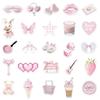 10/30/50pcs Kawaii Cartoon Pink Gentle Aesthetic Stickers Cute Ins Style Decals Suitcase Notebook Phone Case Girl Sticker Decor
