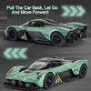 1:32 Valkyrie Vulcan Alloy Sports Car Model Toy Diecast Metal Door Opened Sound Light Pull Back Miniature Car Boy Christmas Gift