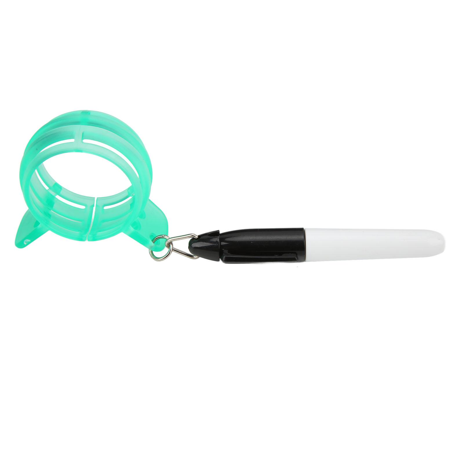 

360 градусов Маркер линии мяча для гольфа Пластиковое устройство для рисования трех линий для гольфа для общего назначения Зеленый