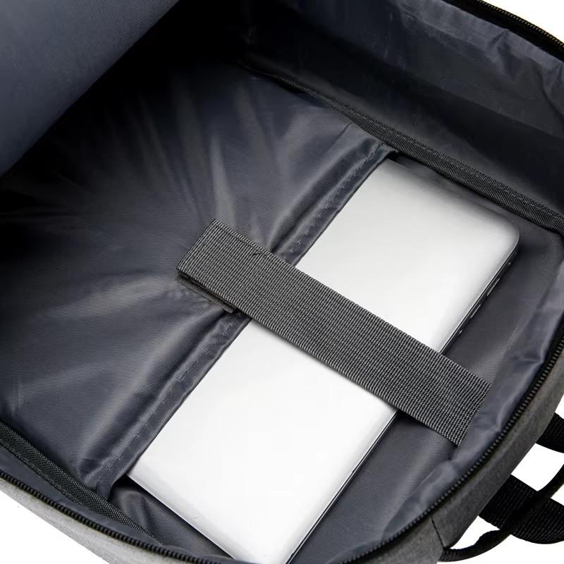 Men's Waterproof USB School Backpack Oxford Cloth 15.6 Inch Laptop Backpack Stylish Unisex Business School Back Pack