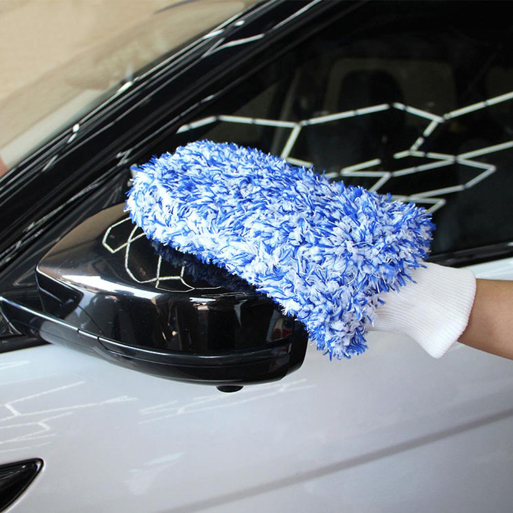 Ultrafine Fleece Car Wash Glove Cleaning Brush Motorcycle Washer Care Cleaning Wash No Scratch for Car Wash Cleaning Car Styling
