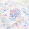 30 Sheets INS Bubble Sticker Pack Personality Diary Junk Journal Handbook DIY Collage Decoration Scrapbooking School Stationery