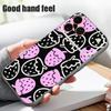 Cartoon Strawberry Print Magnetic Phone Case For iPhone 17 Pro Max 16 15 14 13 Pro Max For Magsafe Wireless Charge Hard PC Cover