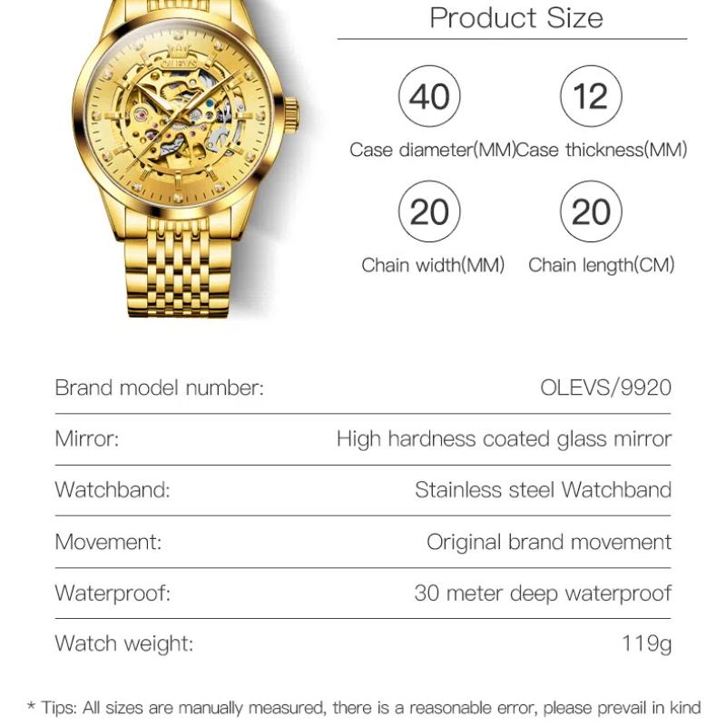 Modische ausgehöhlte Diamant-Intarsien-mechanische Uhr wasserdichte leuchtende Herrenuhr