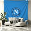 SSC Napoli Custom Name Wall Tapestry Aesthetic Wall Hanging Printed Fabric Blanket Decorative Tapestries for Bedroom Living Room Home Decor