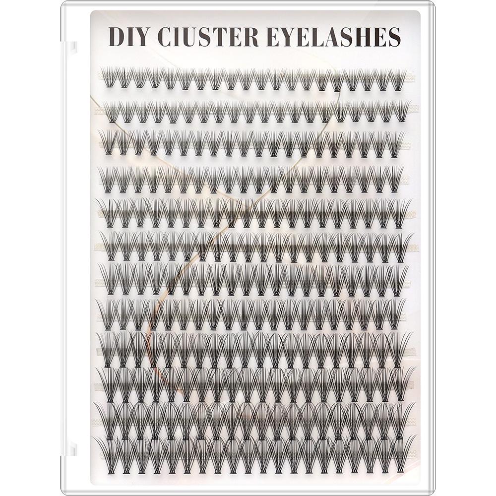 

Европейские и американские смешанные накладные ресницы для DIY - Натуральные густые горячего плавления пучки