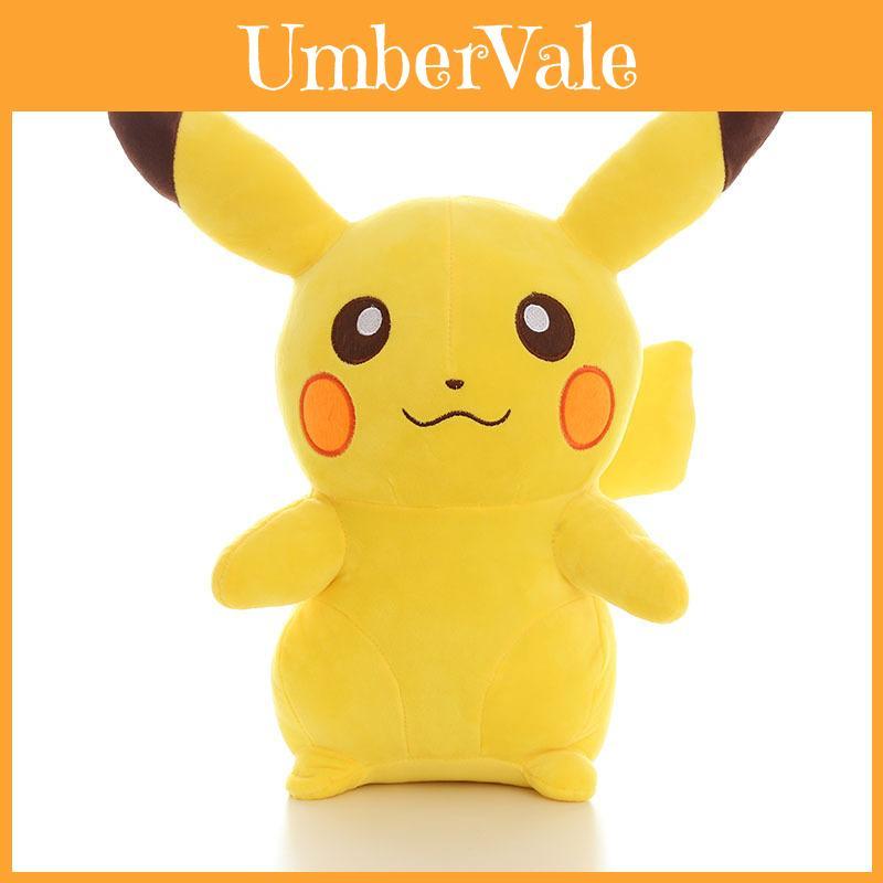 Adorable 17.8inches Large Stuffed Dolls Pokemon Anime Pikachu Soft Plush Animal Toy Gift For All Ages