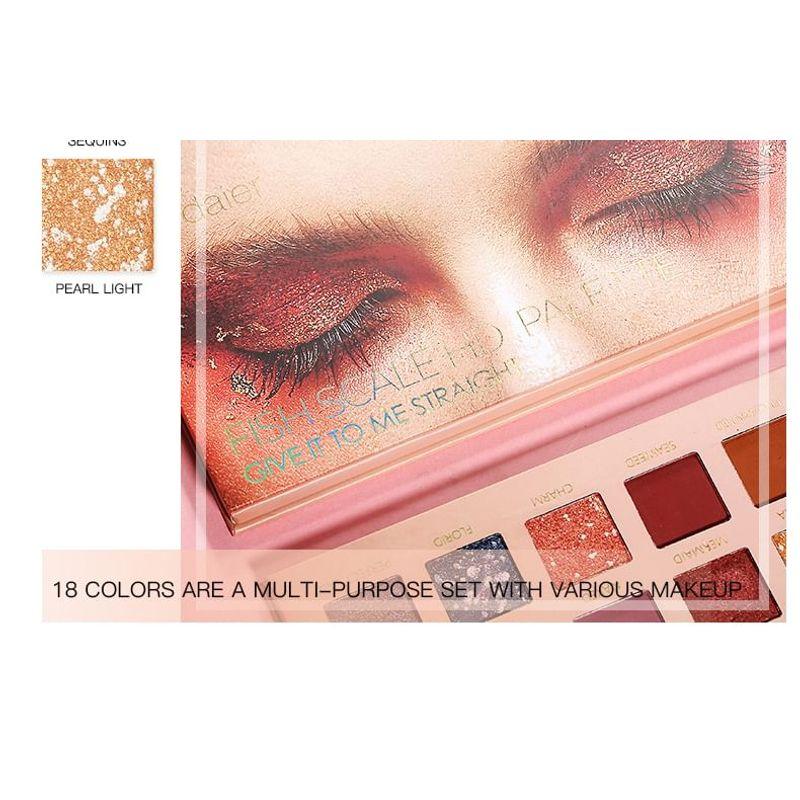 Pudaier - Fish Scale HD 18-Color Eyeshadow Palette