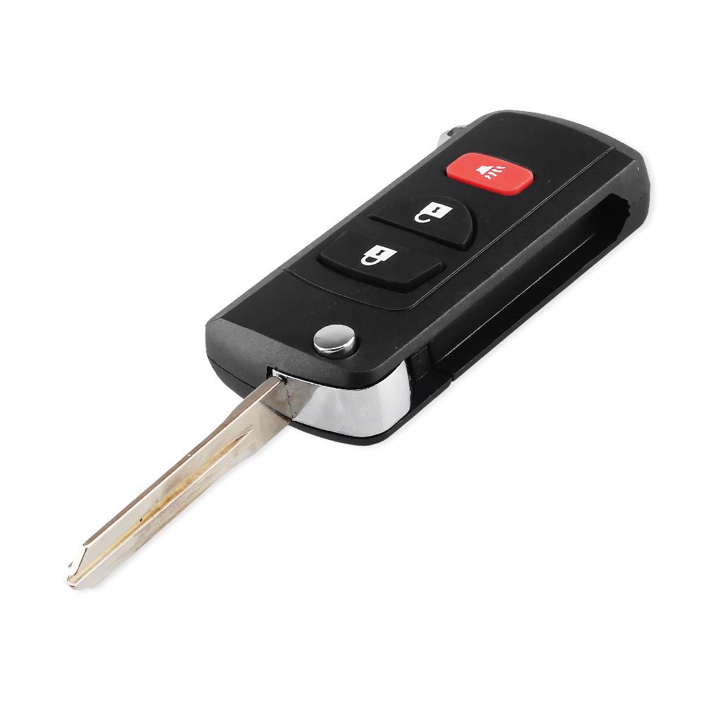 KEYYOU Modified Remote Car Key Shell Case For NISSAN Pathfinder Titan Versa Maxima Frontier Xterra Murano INFINITI 3/4 Buttons