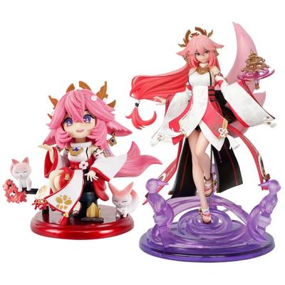 Anime Figure Yae Miko Model Dolls Figurine Girl Action Figure Collectible Decoration Kids Toy