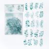 40Pcs/Pack Such As Light Density Series Sticker PET Transparent Plant Flower Sticker Decoration Scrapbooking Collage MYY