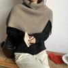 Pullover Scarf Turtleneck Furcal Neckercief Winter Women Warm Scarf Solid Color Neck Cover Lady Fashion Neckscarf  Shawl
