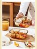 Xilekou Microwave-Safe Glass Lunch and Bento Box for Office & Takeaway
