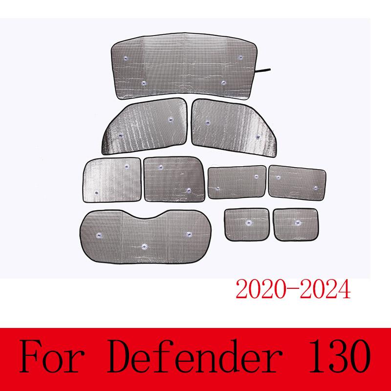 For Land Rover Defender 110 130 2004-2024 Car Front Windscreen Cover Full Window Glass Sun Protection Parasol Car Accessories