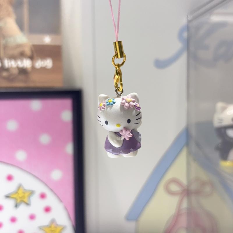 Lange Beine Hello Kitty Handykette Hello Kitty Anhänger Schlüsselanhänger Schmuck für Mädchen Frauen Geschenk Taschen Dekoration