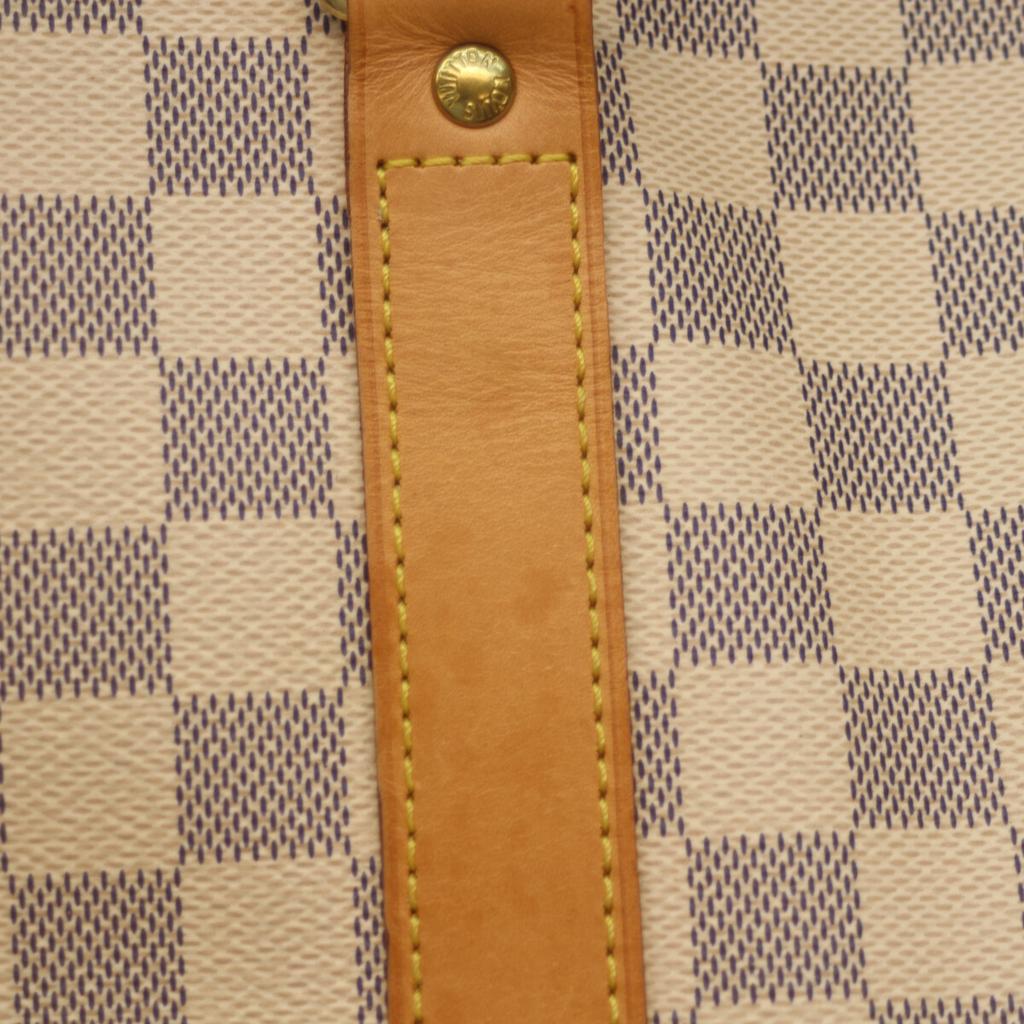 LOUIS VUITTON 16 years N48223 Damier Azur Keepall Bandolier 45 Boston bag Damier Azur CanvasUsed