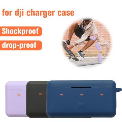 Étui de protection en silicone pour DJI Osmo 360 Charging Manager Antichoc Anti-poussière Étui de charge pour batterie Coque souple