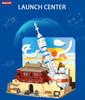 Rocket Launch Center Building Blocks Space Shuttle Assembly Bricks Boys Toys Model Desktop Decoration Children's Christmas Gifts