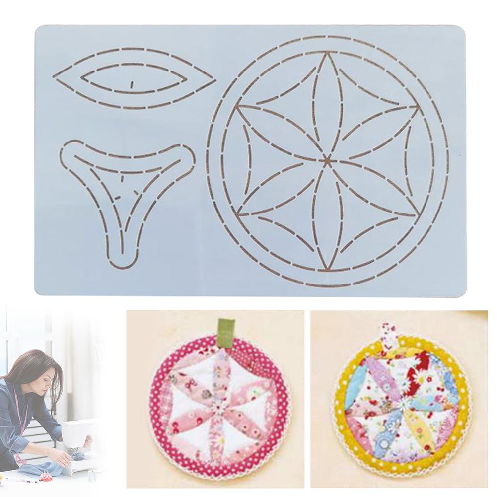 Plastic Stencil For DIY Patchworks Sewing Embroidery Patchworks Sewing Craft Templates For Embroidery Patchworks Sewing Craft