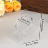 Acrylic Bracelet Holder Display Stand for 12 Bangles Transparent Jewelry Organizing Rack for Store Counter and Home Storage Display