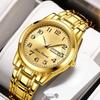 Luminous Couple Waterproof Quartz Watch Automatic Movement Luminous Waterproof Calendar Mechanical Watch Male Big Digital Elderly Watch
