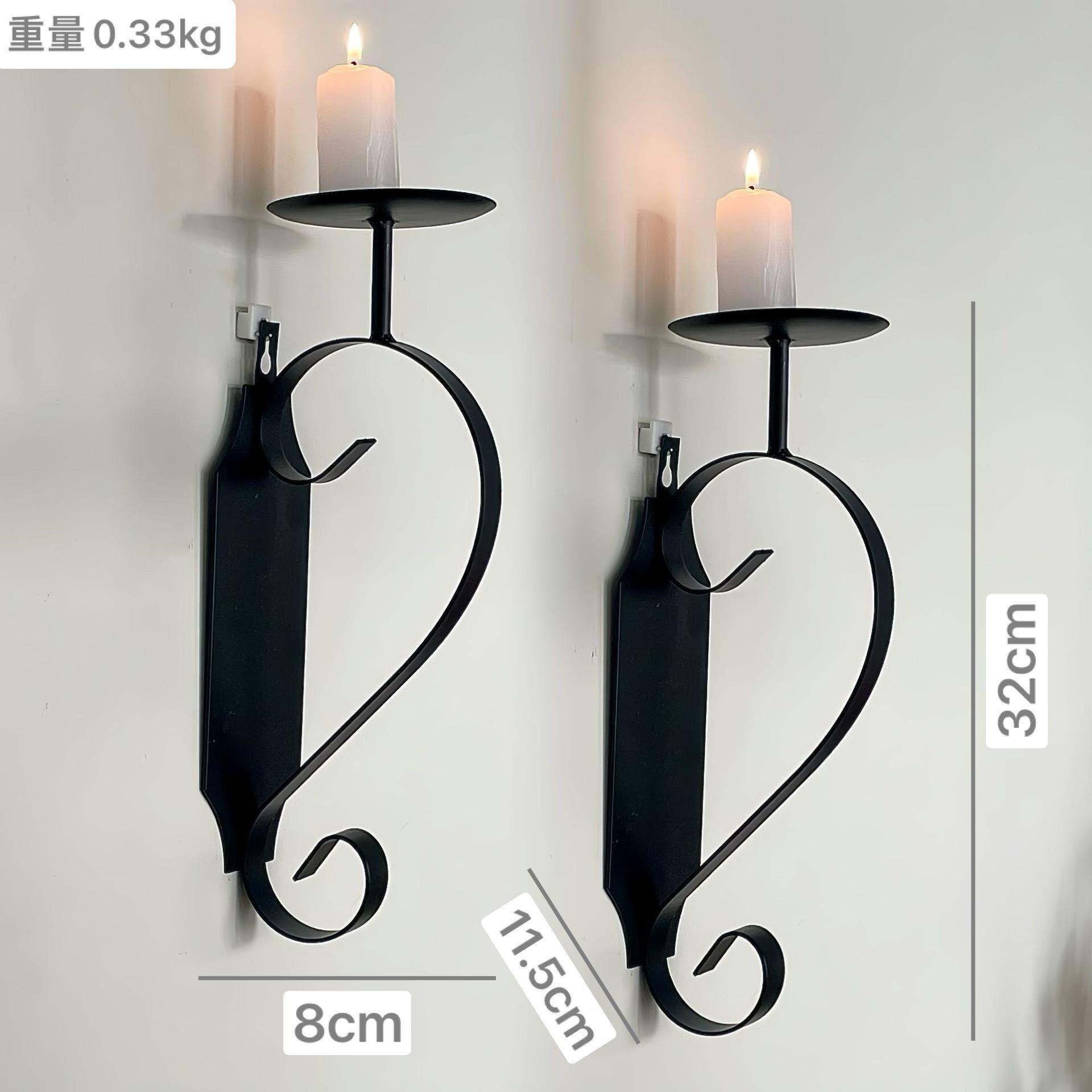 2 шт. Железный настенный подсвечник  Любовь , полый изогнутый дизайн, для украшения дома, спальни, гостиной, стен, праздничный подарок