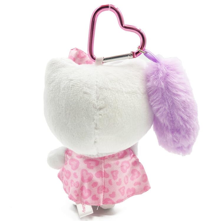 TCP Hello Kitty Tail Mascot Keychain Leopard Pink 985118 GOGO Gal Y2K Heisei Retro JK