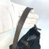 HERMES Shoulder Maruwari PM Shoulder Bag Tote Bag Canvas / Leather Black