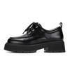 BARBARA Leder Chunky 5cm Derby Loafer Bbg540bk