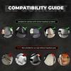 Holiday Car Headrest Cover Set, Slip On Polyester Fabric Washable for Christmas Cabin Style, Daily Driving, and Family Cars