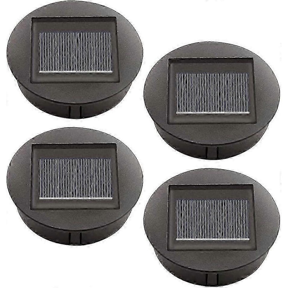 4 Pack Solar Replacement Lights with LED Bulbs, Solar Ceiling Light Replacement, LED Solar Panel Sha 25-26
