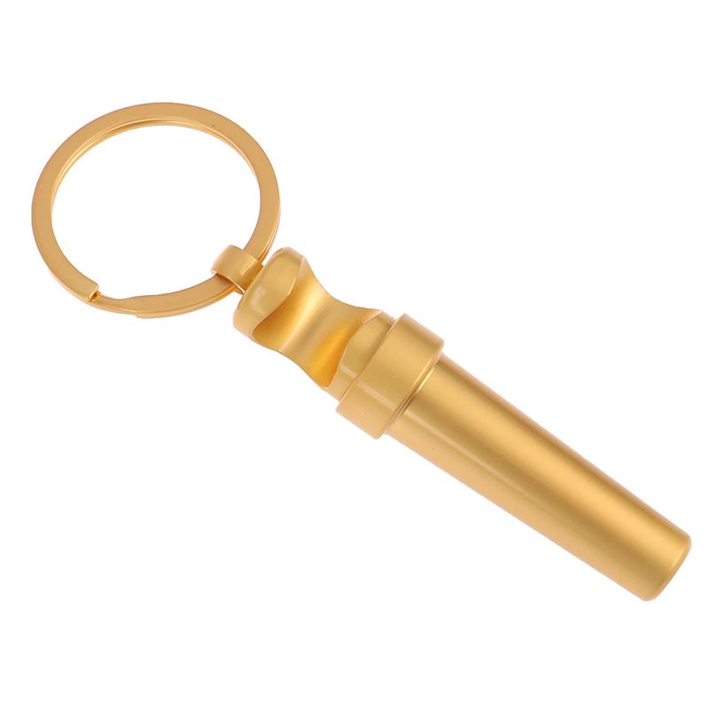 Multifunctional Zinc Alloy 3 In 1 Bottle Opener Keychain Outdoor Portable Mini Wine Beer Can Opener Wood Corkscrew Kitchen Tools