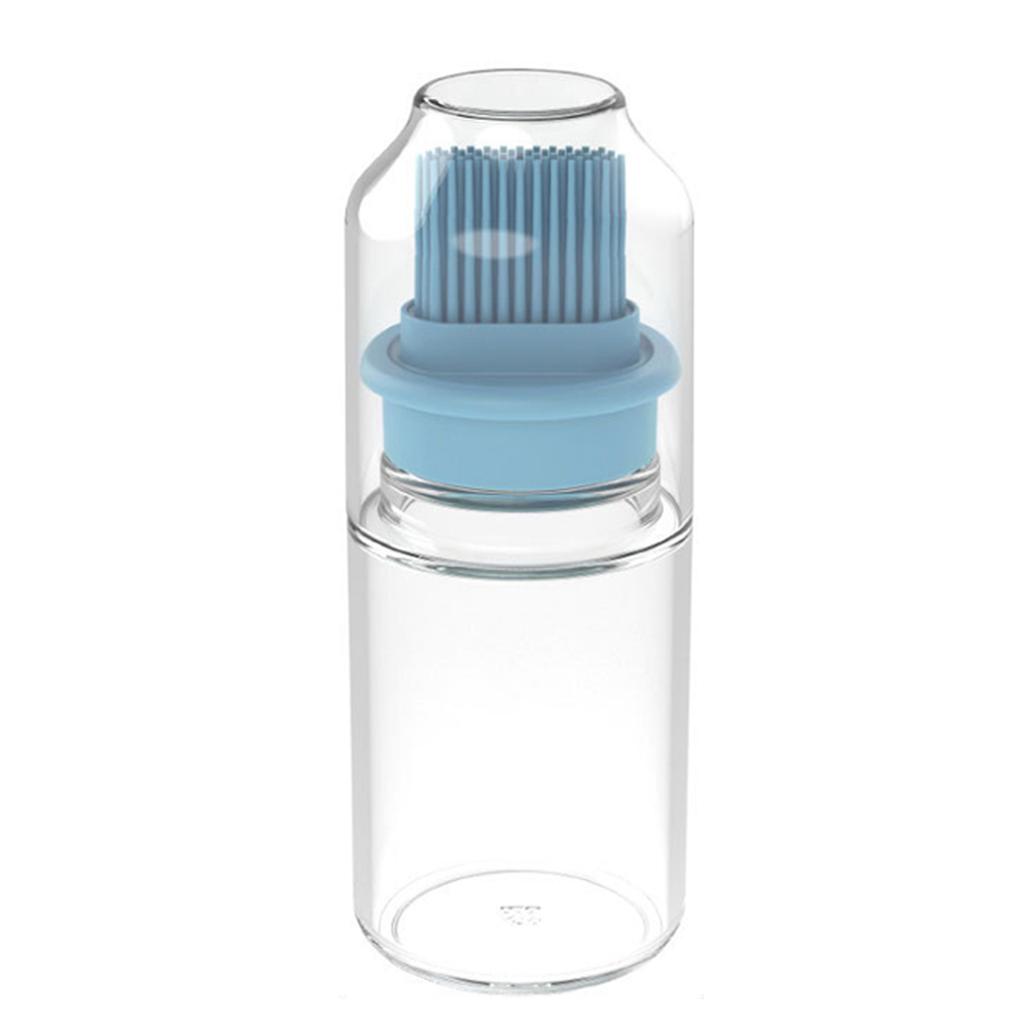 150ml 2-In-1 Oil Bottle With Brush Large Capacity Measuring Oil Container Kitchen Cookware