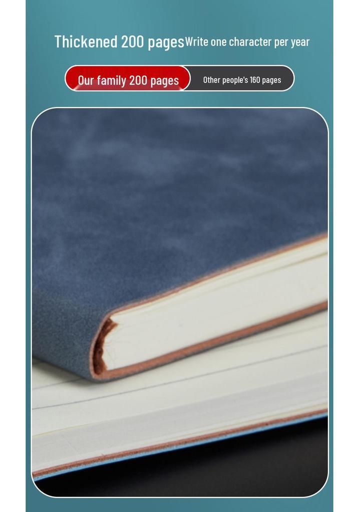 Elegant Leather Chinese Style Business Notebook with Gift Box - Ideal for Meetings