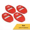 4Pcs Metal Car Door Lock Buckle Cover Protective Covers Hub Cap For VW GTI Polo Golf Passat B6 B7 B8 Tiguan Jetta T-ROC Taigo CC vhcp29