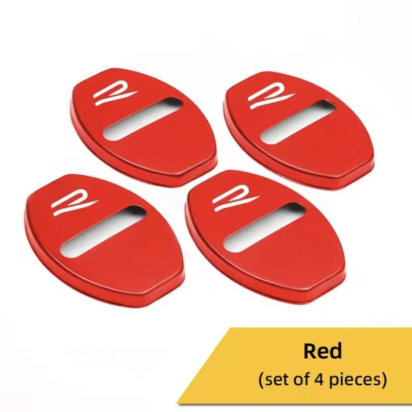 4Pcs Metal Car Door Lock Buckle Cover Protective Covers Hub Cap For VW GTI Polo Golf Passat B6 B7 B8 Tiguan Jetta T-ROC Taigo CC vhcp29