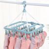 32Clips Hanging Drying Rack Foldable Baby And Toddler Accessories Finishing Storage Rack